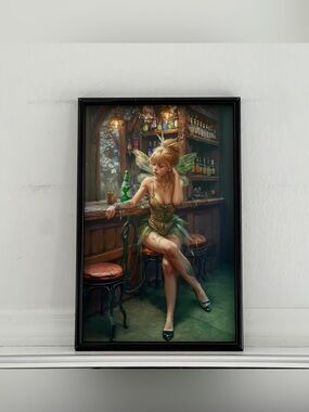 Tinker Bell Pinup girl Poster